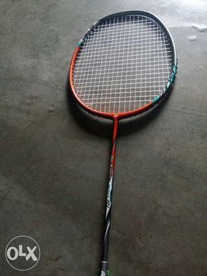 Red And Black Badminton Racket