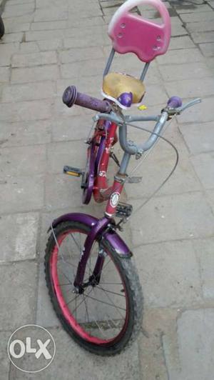 Red And Purple Bicycle