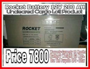 Rocket battery high current