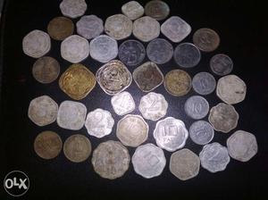 Silver And Gold Coins Collections