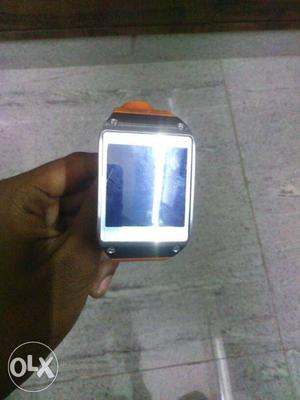 Silver And Gray Smart Watch