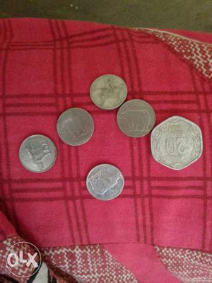 Silver Commemorative Paise Coins