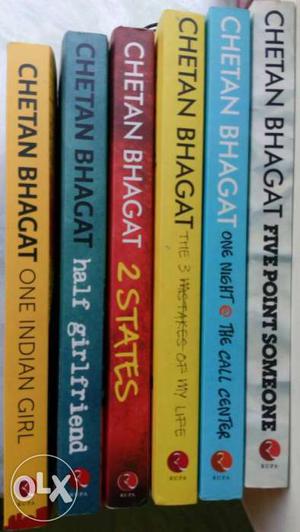 Six Chetan Bhagat Books