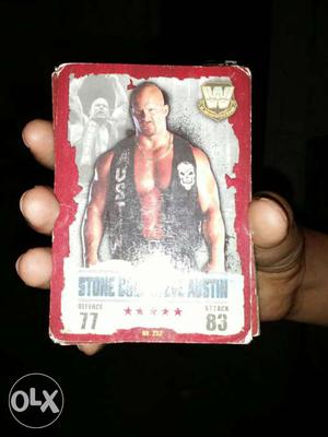 Stone Cold Steve Austin WWE Collectible Card
