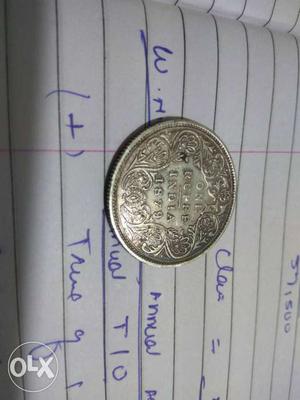 This 1 Rupee coin was out in the year 