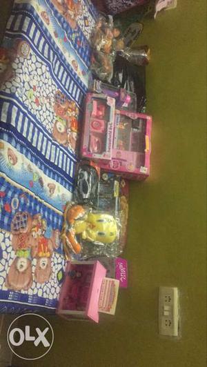 Toddler's Tweety Bird And Doll Product Boxes Lot