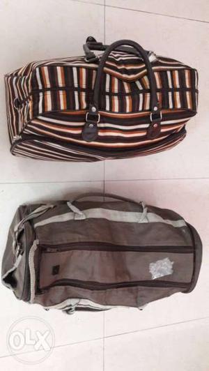 Two large travel bags