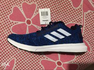 Unused Blue And White Adidas Low Top Sneakers,size uk11