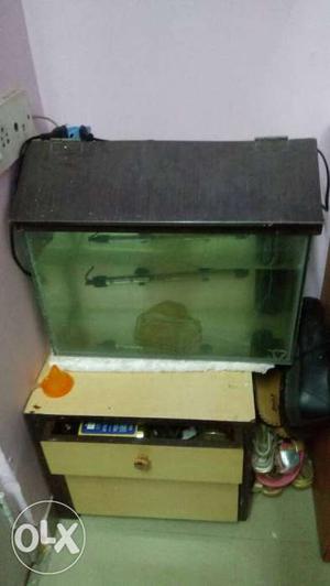 1.5 foot fish tank with cover