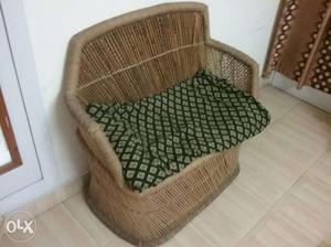 2 seater cane sofa set in good condition.