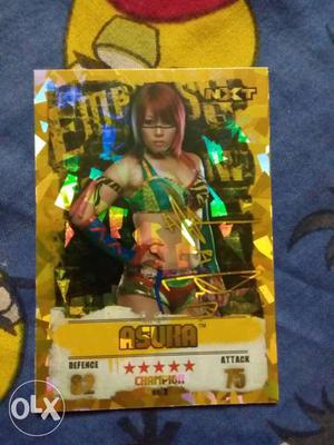 Asuka NXT Collectible Card