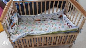 Baby pram free with this 3 in one baby cot. Baby