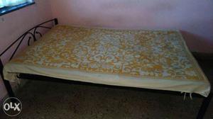 Bed 4 x 6 feet with box type mattress in good