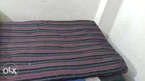 Black And Red Striped Mattress