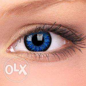 Blue color lens fit in every size of eye not used