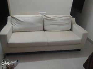 Brand new 3 seater, biege color one month old couch/sofa