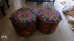 Ethnic style mudha available for sale. Rs. 500