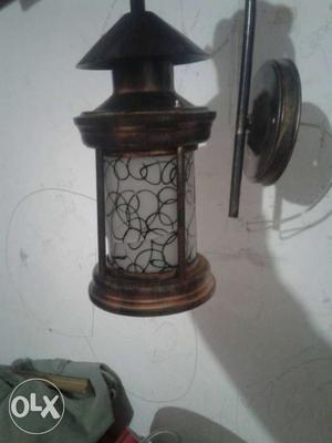 Fancy wall light but small crack antique fresh