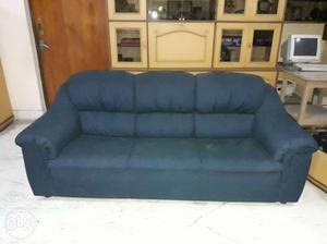 Good condition sofa 3+2 nevi blue color italia