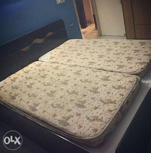 Pack of 2 coir mattresses (6 by 3 feet)