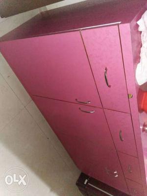 Pink Wooden Dresser