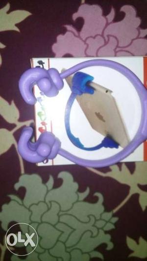 Purple ok thumb phone & card Holder brand new