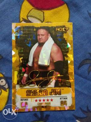 Samoa Joe champion card(1 piece)