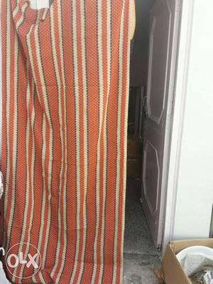 Set of 10 curtains. 85 inch long