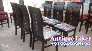 Six chair dining table set