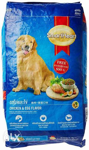 Smart heart dog food made in thailand open packet