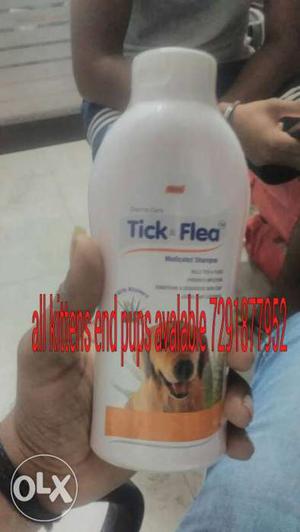 Tick Flea Dog Shampoo Plastic Bottle