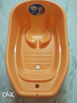 Toddler's Orange Plastic Bather