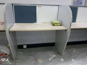 White Wooden Cubicles