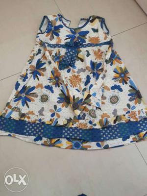 Cotton frock brand new for 4 yrs girl