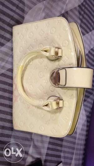 Cream color imported bag