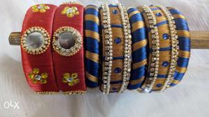 Just made new hand made thread bangles.