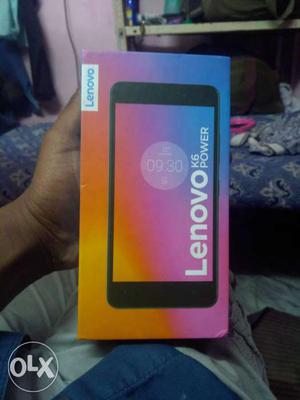 Lenovo K6 power with warranty mobile with good
