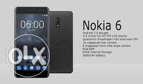 Nokia 6 New Packed today arriving