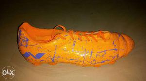 Orange And Blue Cleat