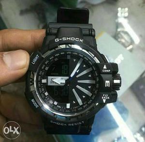 Round Black And Gray Casio G-Shock Sport Watch