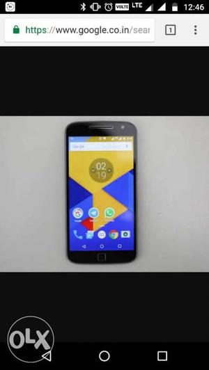 Want to sell Moto G4 plus 11 months old with