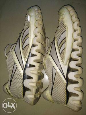 White-grey-yellow Reebok Athletic Shoes Unused shoes. UK