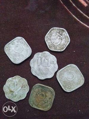 6 Paise Coin Collection