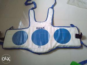 A karate chest guard. It is very good in condition.