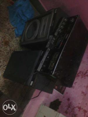 Black Electronic Appliance With Speakers