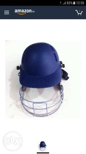 Blue cricket Helmet