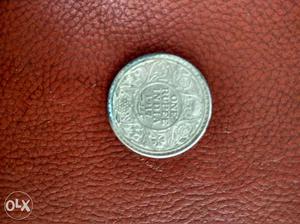 British india  one rupee coin