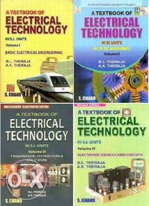Electrical technology by B L Thereja all 4 VOLUMES