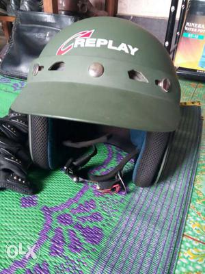Gray Replay Batting Helmet