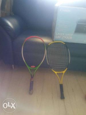 Green And Yellow Tennis Rackets